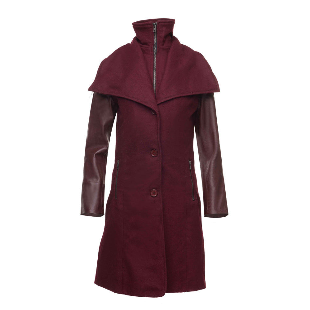 Sophie's Classy Women's Wool Blend Coat