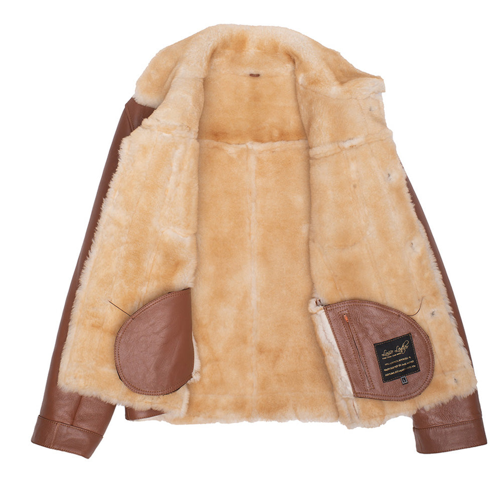 Mike's western Trucker shearling coat