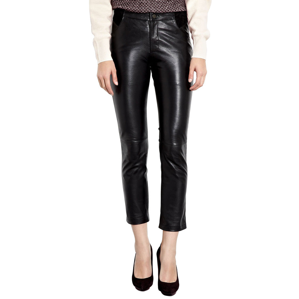 Classic Yoga leather pants 