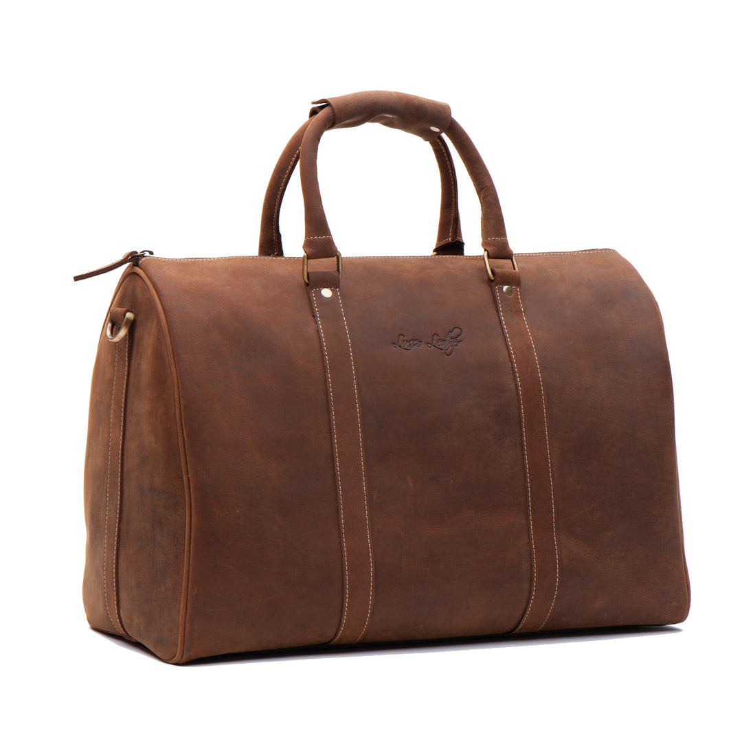 Business and Travel Duffel Vintage Leather Bag