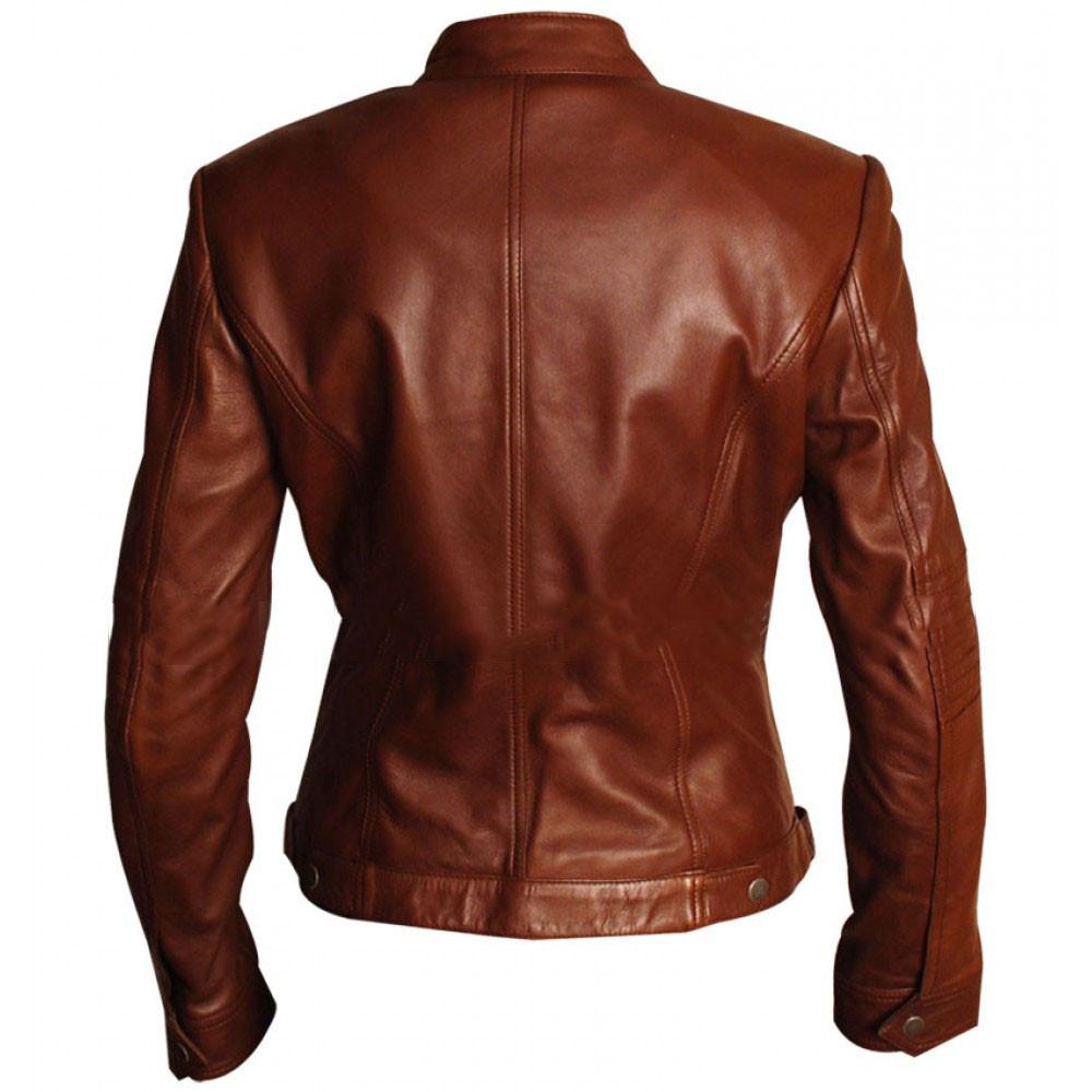 Classic Cafe Racer Jacket for Women