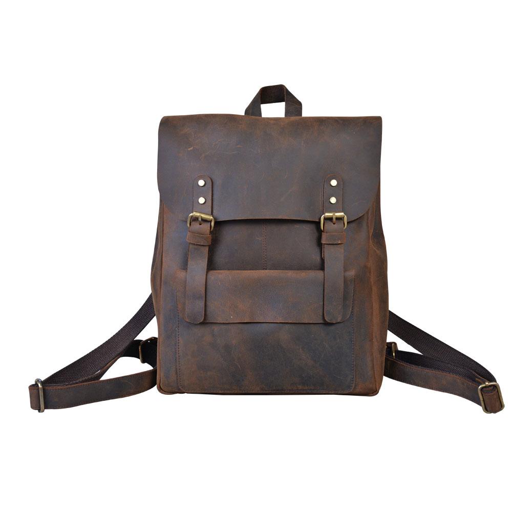 Cortez's Oiled Cowhide Leather Backpack