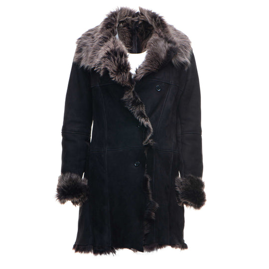 Dark Brown Toscana Shearling Coat