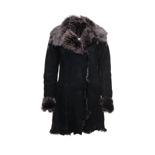 Dark Brown Toscana Shearling Coat