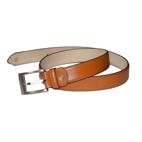 unique or custom Genuine Tan Brown Leather Belt With Suede Lining