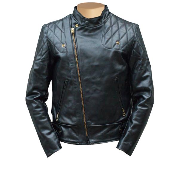 Stylish Brandford Comfortable quilted stitched Biker leather jacket