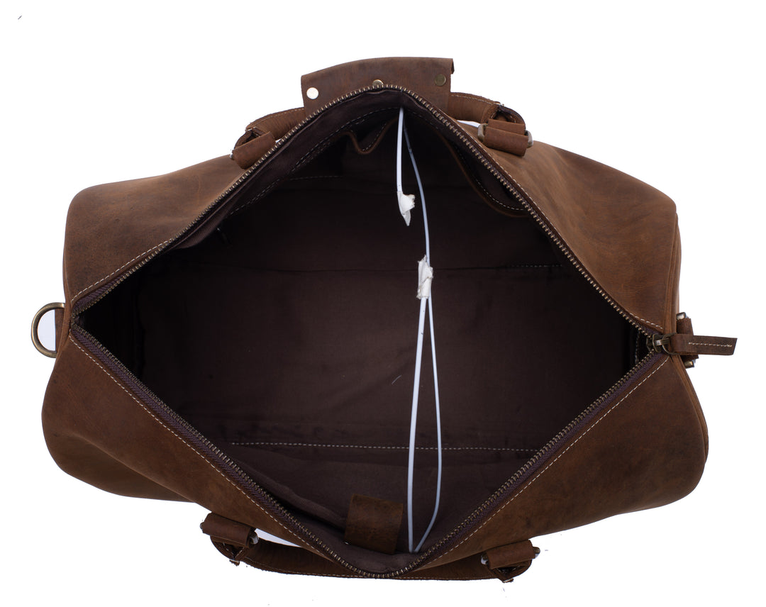 Business and Travel Duffel Vintage Leather Bag