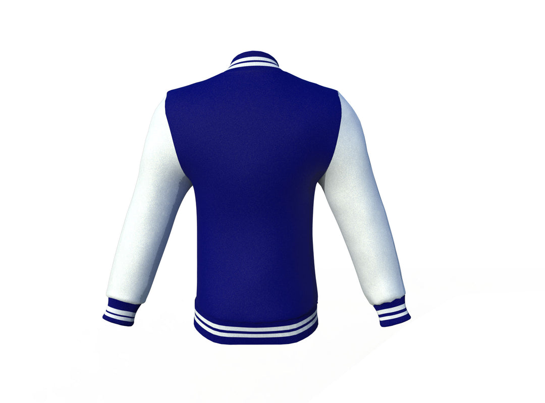 Unique or Custom White Sleeves Navy Varsity Letterman Jacket