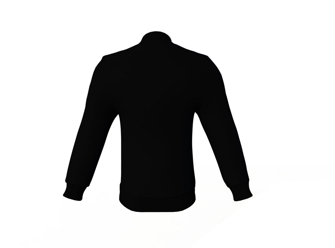 Look sporty Black Sleeves Black Varsity Letterman Jacket 