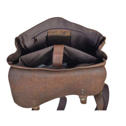 Cortez's Oiled Cowhide Leather Backpack