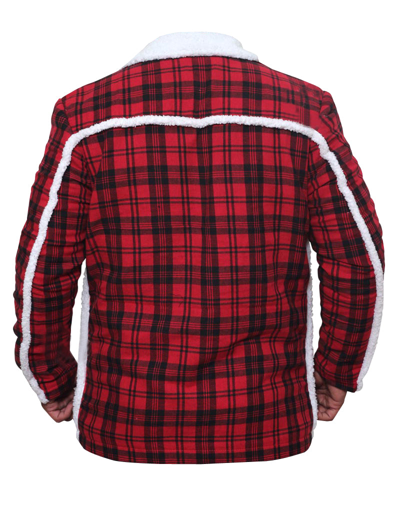 Warm and Soft Ryan Reynolds' Faux Shearling Jacket 