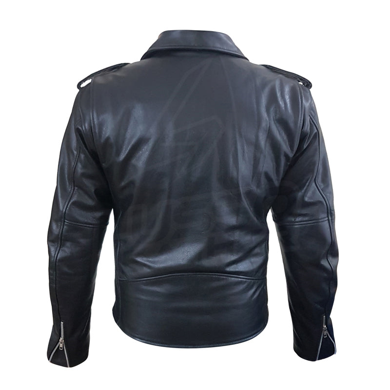 Perfect Classic Black Premium Leather Motorcycle Jacket