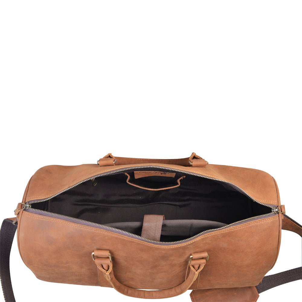 The Kane's Gym and Duffel Leather Bag