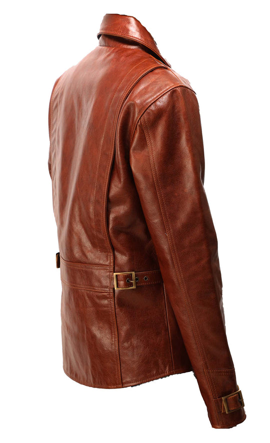 Bakers Classic Tan Oiled Leather Jacket