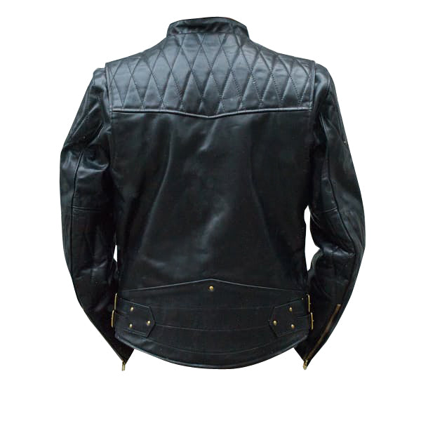 Stylish Brandford Comfortable quilted stitched Biker leather jacket