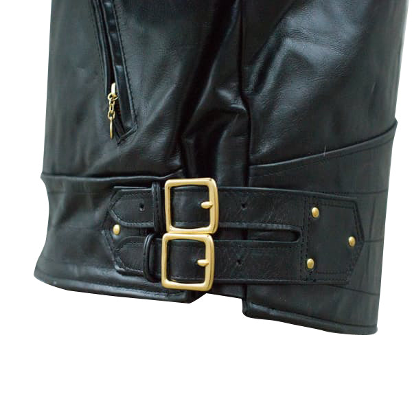 Stylish Brandford Comfortable quilted stitched Biker leather jacket